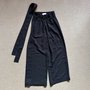 Wilfred Paper Bag Style Pants | High-rise | Black | Size 2